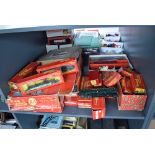 A shelf of Triang Railways 00 gauge including RA Train Set with 4-6-2 Princess Elizabeth loco &