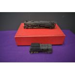 A Samhongsa Key Imports American Brass HO scale 4-12-2 Union Pacific Bald Face Loco & Tender 9013,