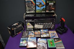 A Sinclair ZX Spectrum Personal Computer 48K Ram in original box, Spectrum Joystick Interface in