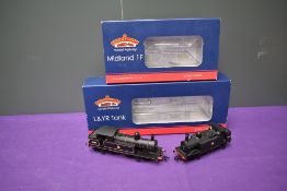 Two Bachmann 00 gauge BR 2-6-2 & 0-6-0 Tank Locomotives, L & YR 50636 & Midland 1F 4166, both