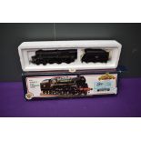 A Bachmann 00 gauge BR 4-6-0 Loco & Tender, Class 4 75075, boxed 31-101