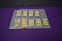 A collection of vintage Rail Ticks including Manx Northern, Keighley & Worth Valley, Ravenglass,