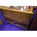 An early 20th Century mahogany side cabinet