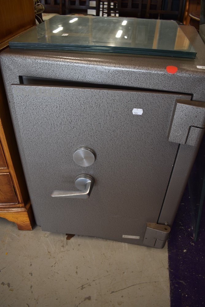 A modern heavy set Chubb fire resistant safe