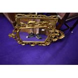 Two gilt frame mirrors