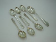 A small selection of HM silver tea and coffee spoons of various forms, approx 100.6g