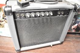 A vintage guitar or instrument amplifier by Rocket 20B for Bass