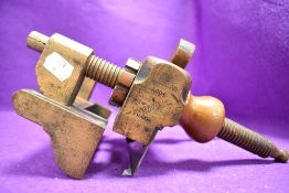 An early wood workers adjustable combination plane made in Austria specially for Ward and Payne