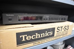 A vintage Technics ST-S3 Stereo Tuner or radio still in box