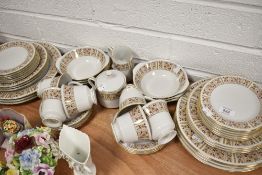 A selection of tea cups saucers and cake plates by Melville Sri Lanka