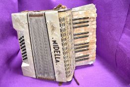 A vintage German Midella piano accordian