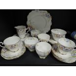 A part tea service by Gladstone china in the Laurentian design