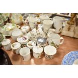 A selection of tea and dinner wares by Portmeirion and Royal Worcester Evesham