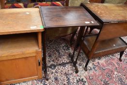 A 19th Century rosewood fine occasional table, probably from a nest of four