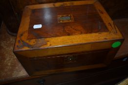 A 19th Century stationery or jewellery box