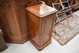 A Victorian mahogany pot cupboard