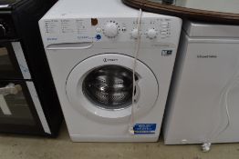 An Indesit washing machine