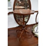 An Edwardian mahogany octagonal occasional/wine table