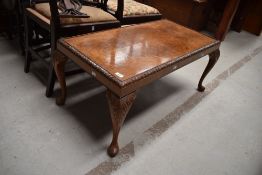 An early to mid 20th Century coffee table, approx. 95 x 48cm