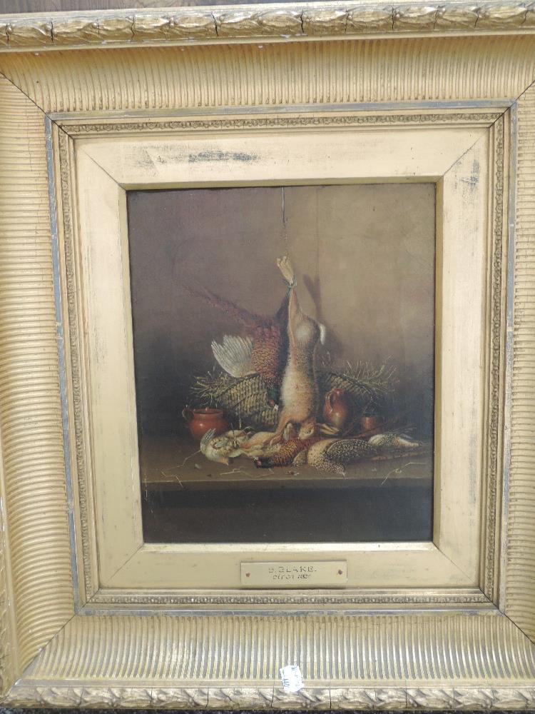 A pair of oil paintings, attributed to Benjamin Blake, game for larder, and dated circa 1820, each - Image 3 of 8