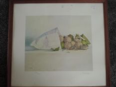 A pair of Ltd Ed prints, after Ian Parker, still life, signed, numbered 454/500, 33 x 35cm, plus