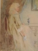 A watercolour, J H B, attributed to John Hodges Benwell, The Duchess, initialled and attributed