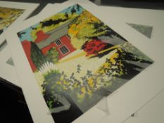 A selection of eight Ltd Ed prints, after Simon King, The Red House, all signed, various numbers,