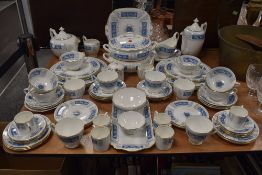 A large collection of Coalport 'Revelry' including tureens, plates, tea and coffee pots and much