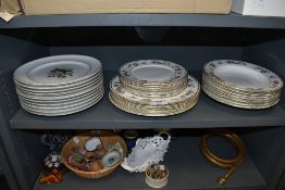 A selection of dinner plates by Royal Grafton in the Kismet design and similar
