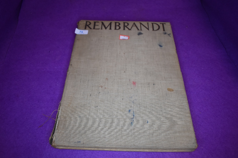 A hard back volume Rembrandt third edition