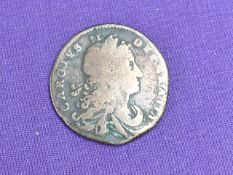 A Charles II 1682 Irish Half Penny