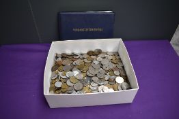 A large collection of Foreign Coins, loose and in album