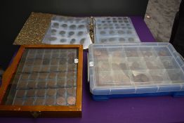 A large collection of GB and World Coins, loose and in album including Silver