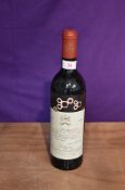 A bottle of Chateau Mouton Rothschild 1967 Pauillac, no 190854, no strength or capacity on label,