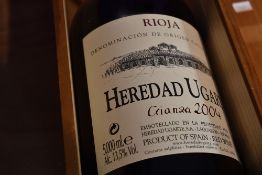 A Jeroboam of Heredad Ugarte Crianza 2004 Red Wine 5000ml 13.5% vol in wooden box