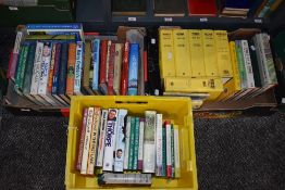 Cricket. Three cartons. Mainly biographies and histories of the sport, plus some Wisden Anthologies.