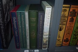 Folio Society. Poetry. A small selection, all in slipcases. Includes; Lewis Carroll; Robert Frost;