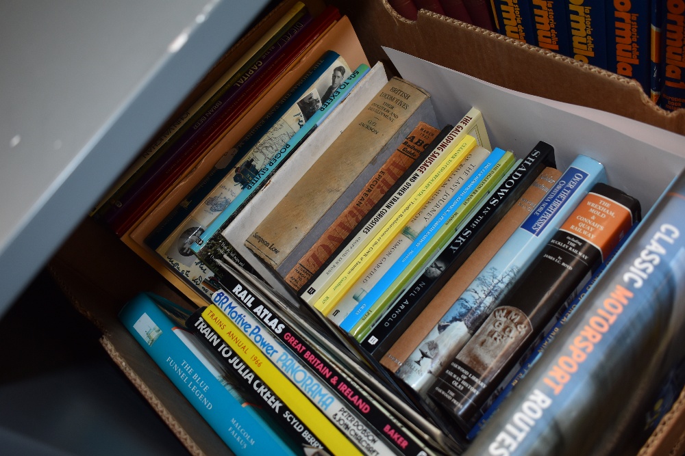 Transport (railways and motoring) and Football. Four cartons. Majority hardback. (quantity) - Image 2 of 3