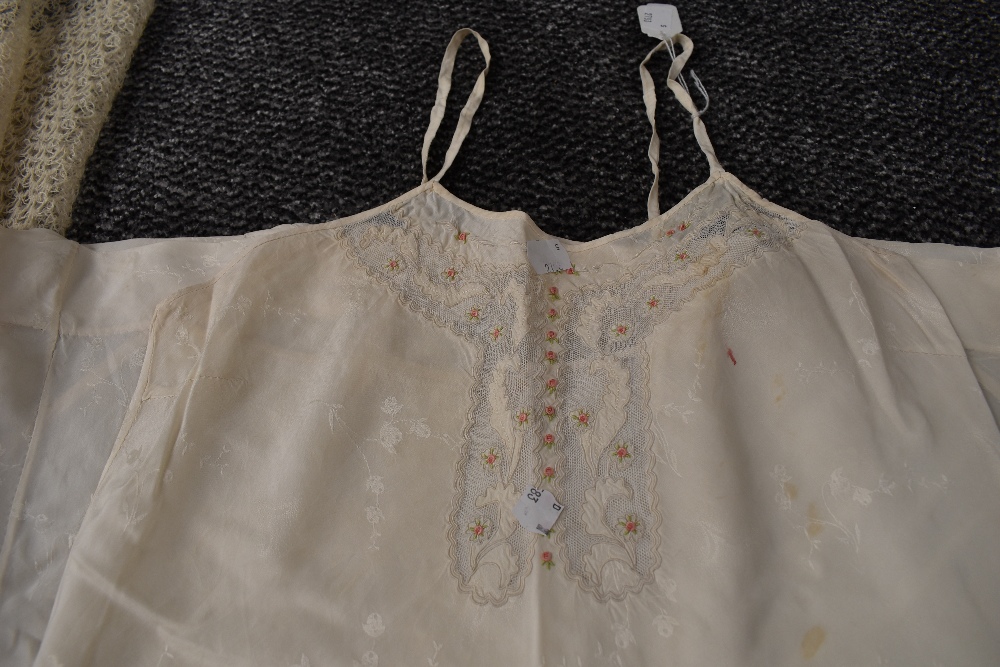 A mixed lot of vintage and antique underwear, aprons and more also included is a Victorian - Image 4 of 5