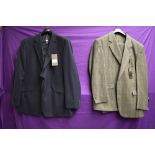 A gents Skopes wool blend suit with tags and a Centaur blazer new with tags.