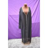 An art deco beaded flapper coat, larger size and in good order for age.