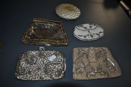 A variety of vintage evening bags, predominantly 1930s,beaded and sequinned examples included.