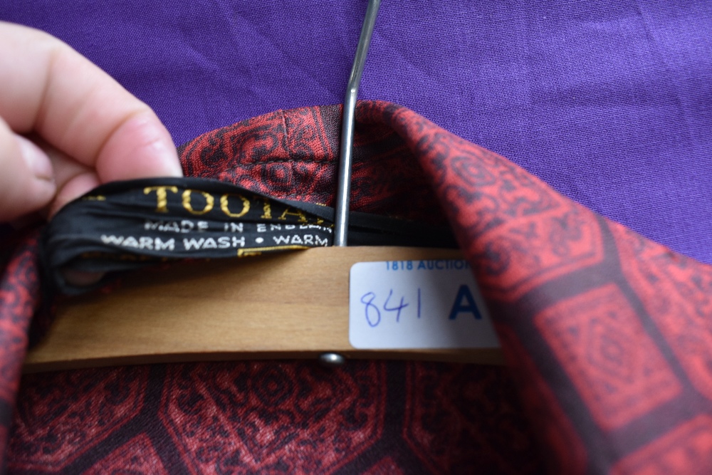 A gents 1960s Tootal dressing gown in red. - Image 2 of 5