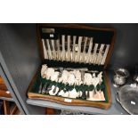 A canteen of cutlery by Cooper bros of Sheffield