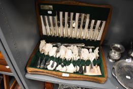 A canteen of cutlery by Cooper bros of Sheffield