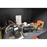 A selection of cameras including Zenit EM , Kodak instamatic 33 and Panorama