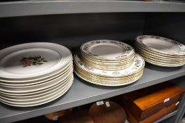 A selection of dinner plates by Royal Grafton in the Kismet design and similar