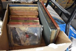 A selection of vintage volumes and childrens comic annuals
