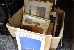 A selection of pictures prints and frames