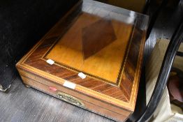 A early 20th century inlaid box or case.